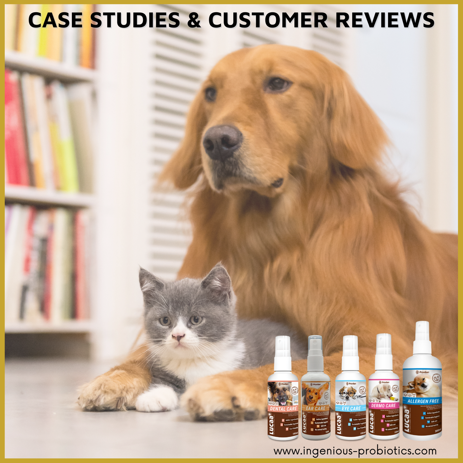 Probiotics for Pets - Customer Reviews Picture Book | Ingenious Probiotics