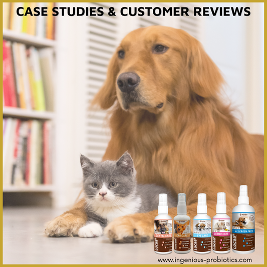 Probiotics for Pets - Customer Reviews Picture Book | Ingenious Probiotics