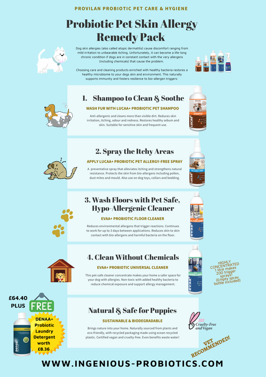 Probiotic Pet Skin Allergy Remedy Pack