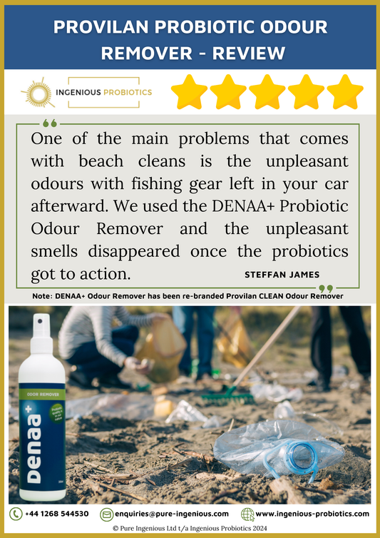 Probiotic Odour Remover – Banishes Unpleasant Fish Smell in Car | Ingenious Probiotics
