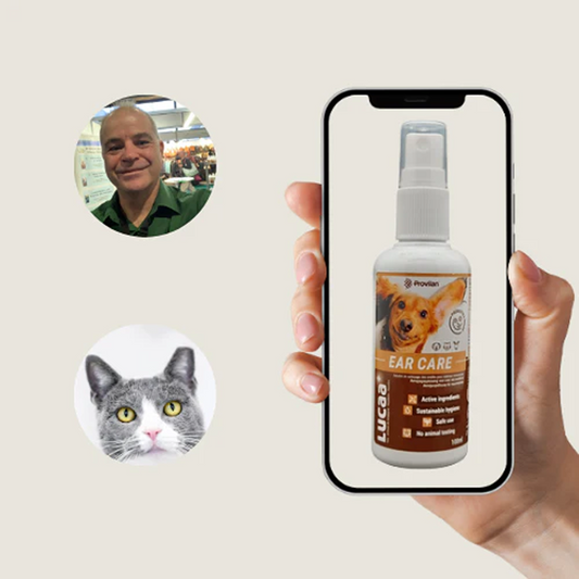 Discover LUCAA+ Pet Probiotic Ear Care Spray | Ingenious Probiotics