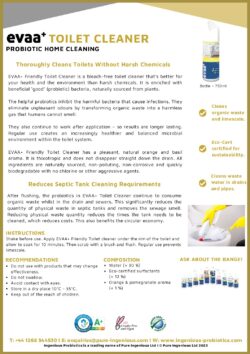 EVAA+ Probiotic Toilet Cleaner | Ingenious Probiotics