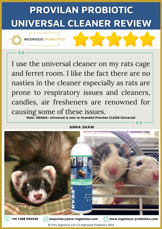 Probiotic Universal Cleaner - Rats and Ferrets Cage | Ingenious Probiotics