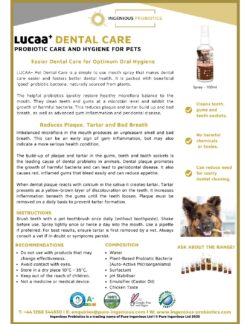 LUCAA+ Pet Probiotic Dental Care | Ingenious Probiotics