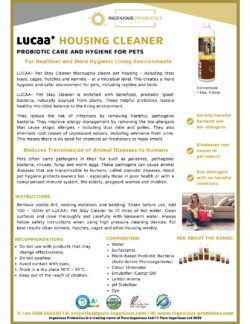 LUCAA+ Pet Probiotic Stay Cleaner | Ingenious Probiotics