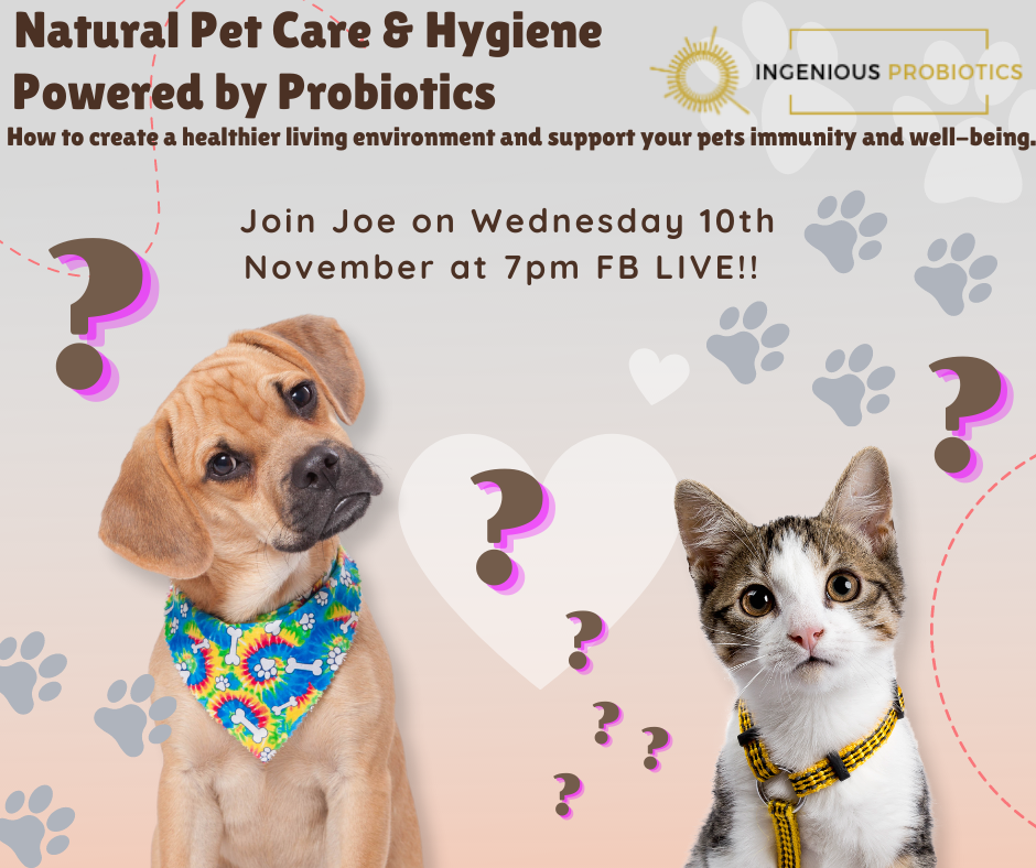 LUCAA+ Probiotic Natural Pet Care Products - Facebook Live | Ingenious Probiotics