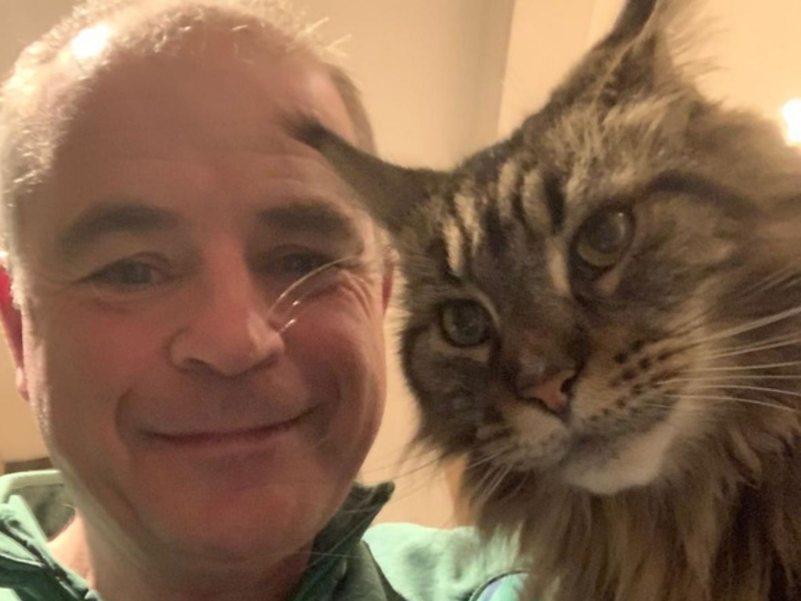 Joe Flanagan, founder of Ingenious Probiotics, pictured with Malbec from the Animal Cancer Trust