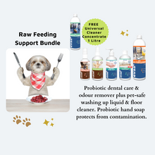 support package for raw fed pets