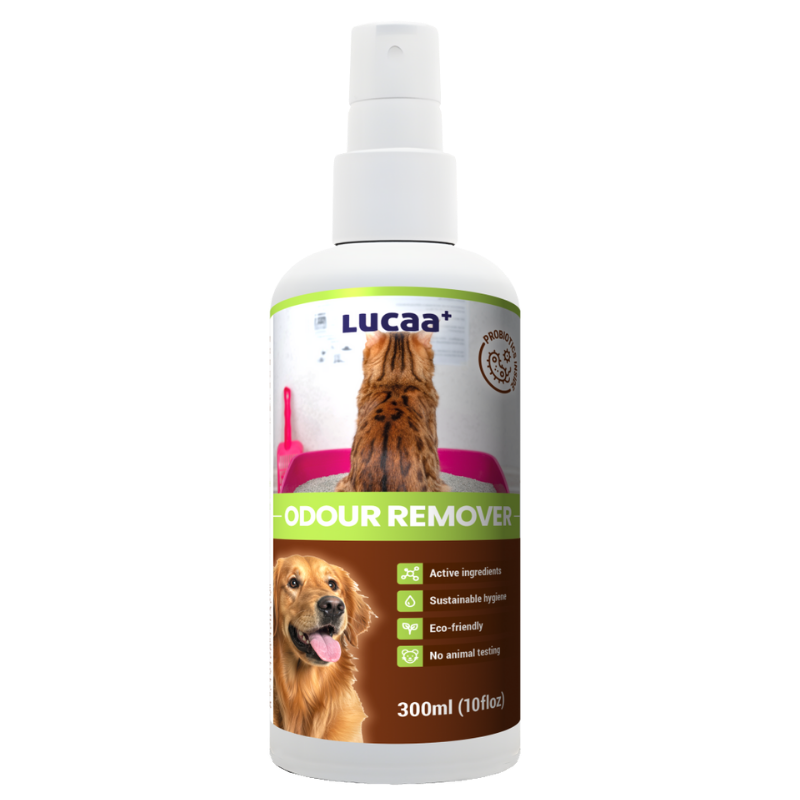 natural probiotic pet odour remover neutralising odours on fur bedding litter trays and surfaces