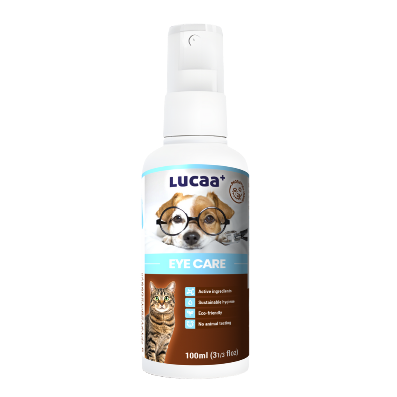 probiotic eye cleaner for pets soothes itching, reduces tear stains and supports gentle eye hygiene